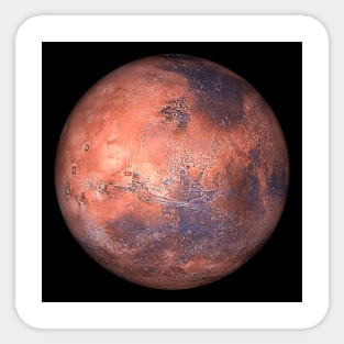 Astrochemistry Planet Mars Space Martians Sticker